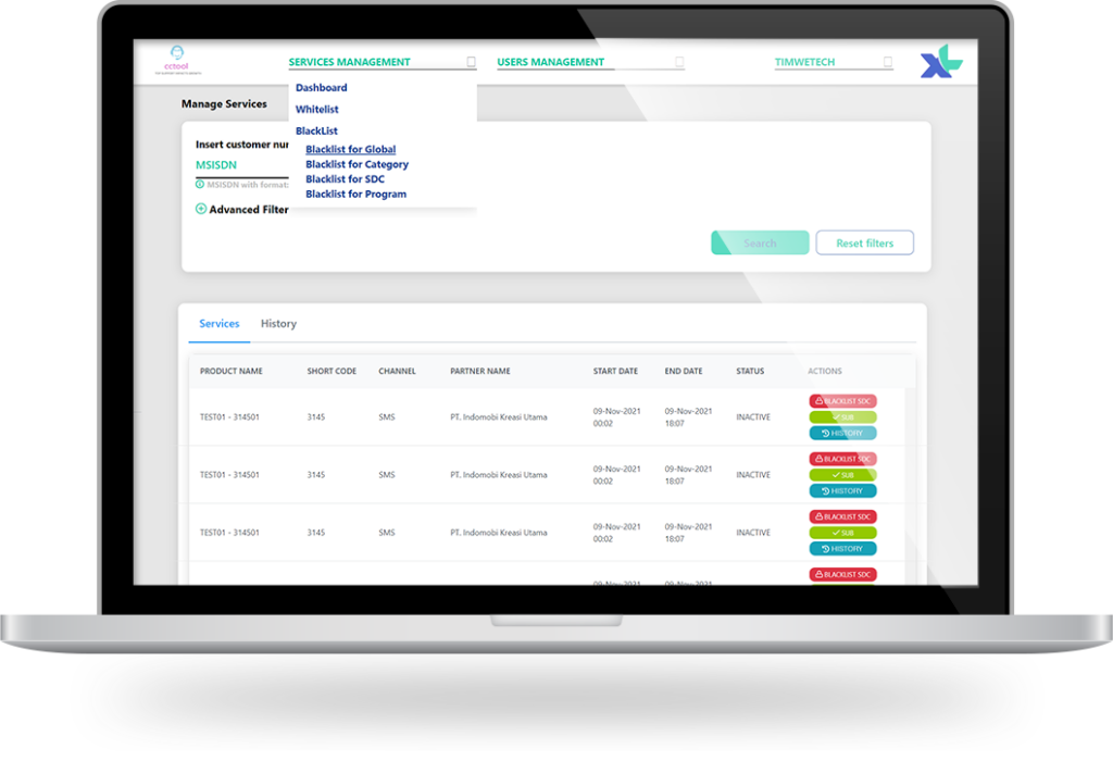 XL Indonesia Partner Hub TIMWETECH Digital Solutions